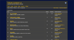 Desktop Screenshot of forum.cudnost.cz